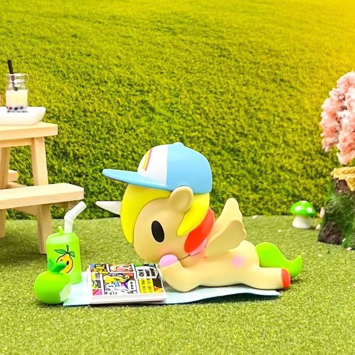 Comic Cutie Picnic Party Unicorno