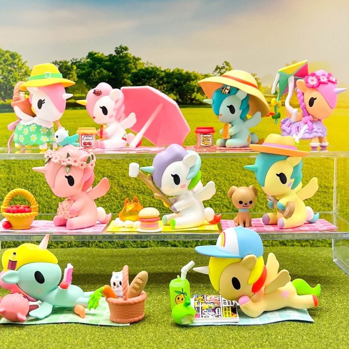 Comic Cutie Picnic Party Unicorno