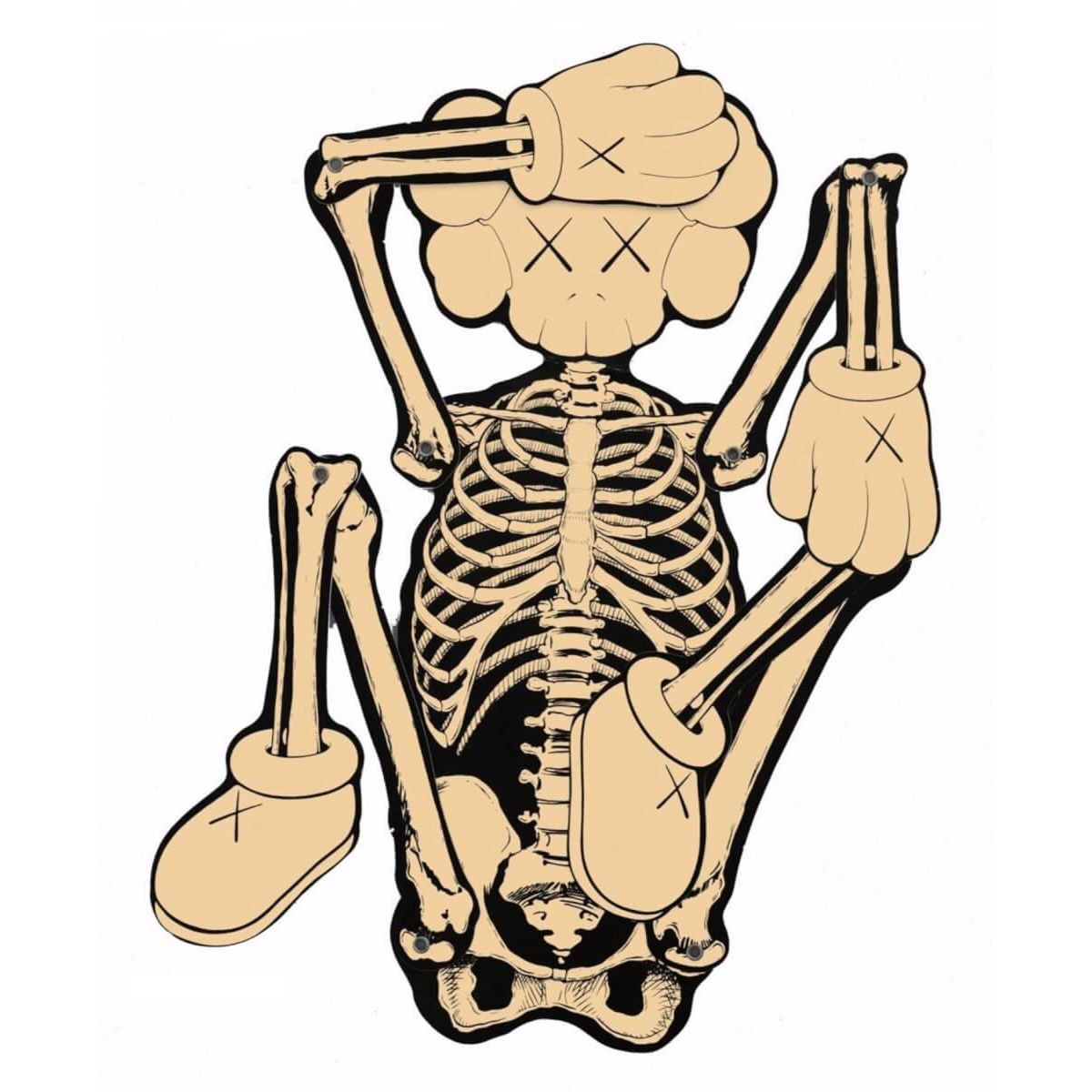 Companion Skeleton Ornament - Bone