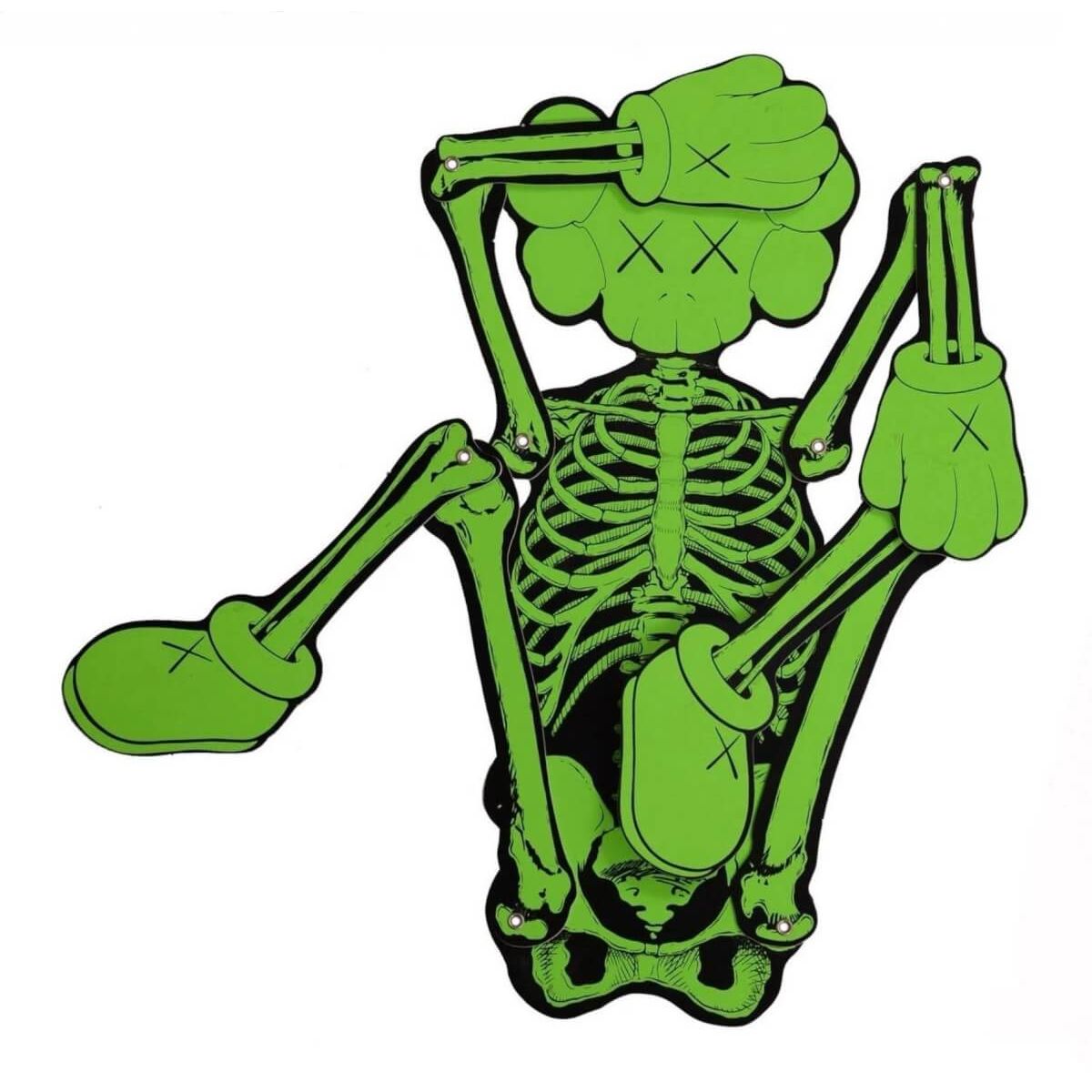 Companion Skeleton Ornament - Green