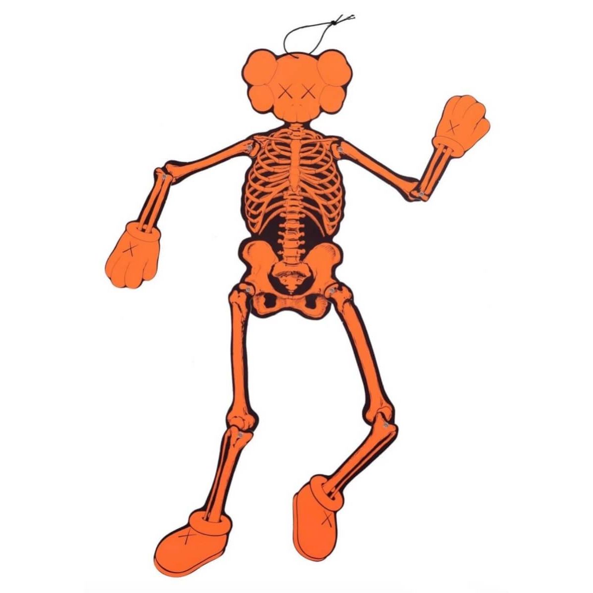 Companion Skeleton Ornament - Orange