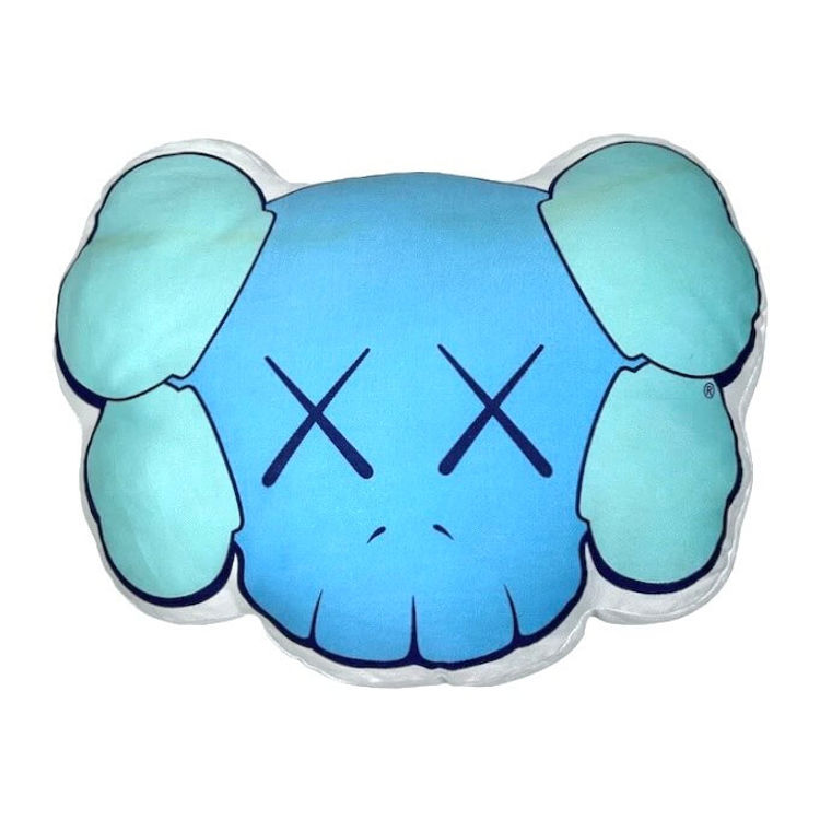 Companion Soft Skull Blue Cushion by Kaws (Brian Donnelly)