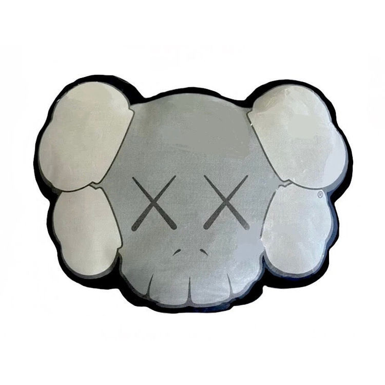 Companion Soft Skull Grey Cushion by Kaws (Brian Donnelly)