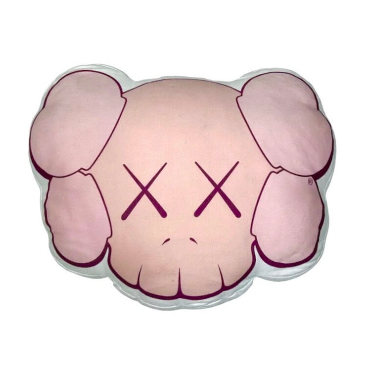 Companion Soft Skull Pink Cushion by Kaws (Brian Donnelly)
