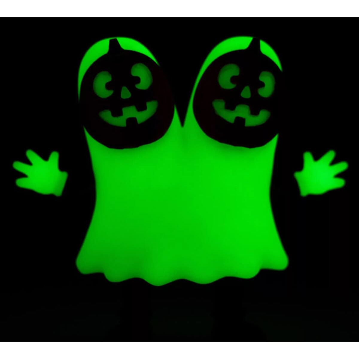 Conjoined Ghosts Jack O' Lantern