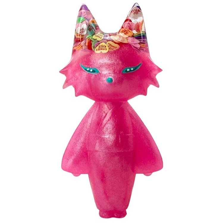 Pink Conversation Heart Soonay by Priscilla Wilson