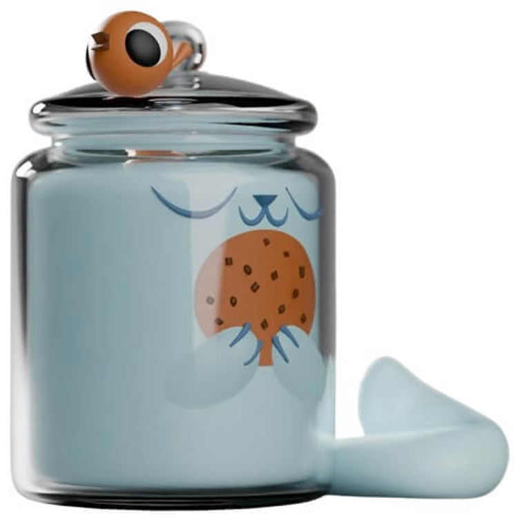 Cookie Jar Ghost Cat by Kibooki