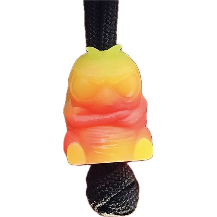 Yellow/Coral - Gus Lanyard Bead by Glow Man Dan