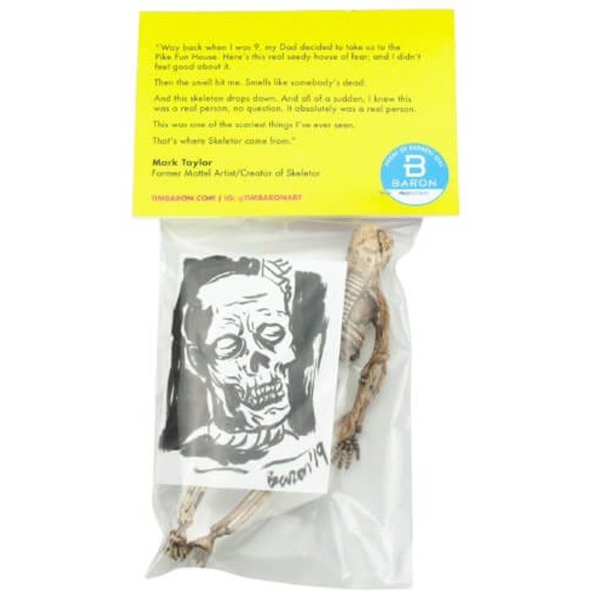 “Corpse that Inspired Skeletor” Tribute figure with original sketch card