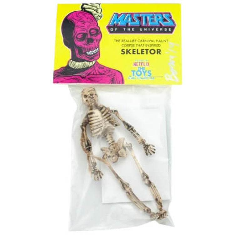 “Corpse that Inspired Skeletor” Tribute figure with original sketch card by Tim Baron