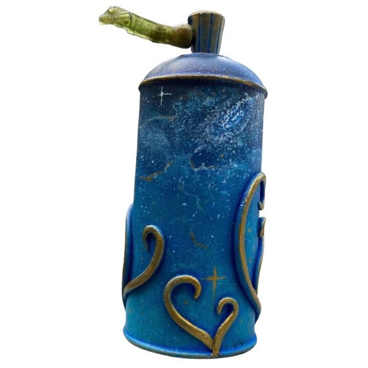 Cosmic Juju Spray Can- Green Tourmaline by JujuOwls