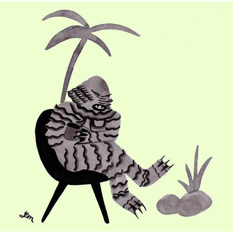 Creature of the Lagoon in Palm Springs by Priscilla Moreno