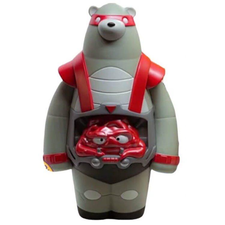 Crimson Metallic Bearly Krang by Bearly Available