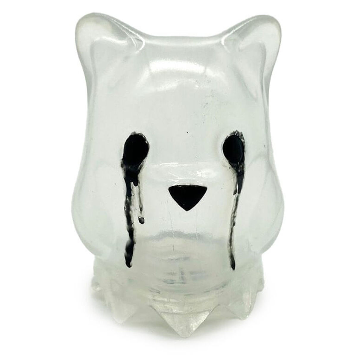 Crying Ghostbears Hand Embellished Clear