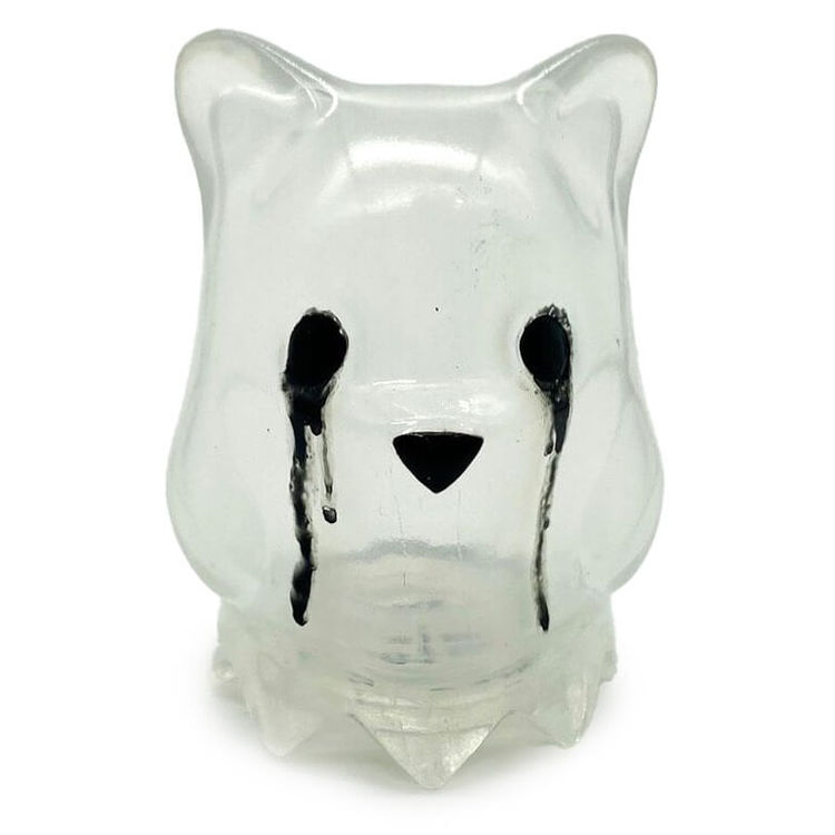 Crying Ghostbears Hand Embellished Clear by Luke Chueh