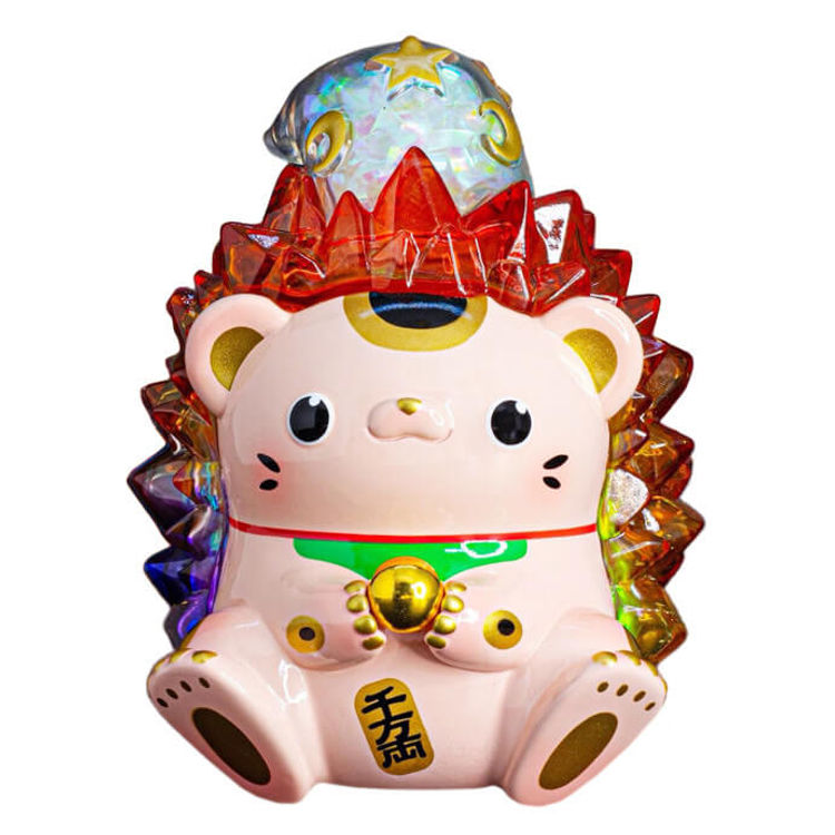 Crystal Hogkey Wizard Rainbow Maneki by Tangent