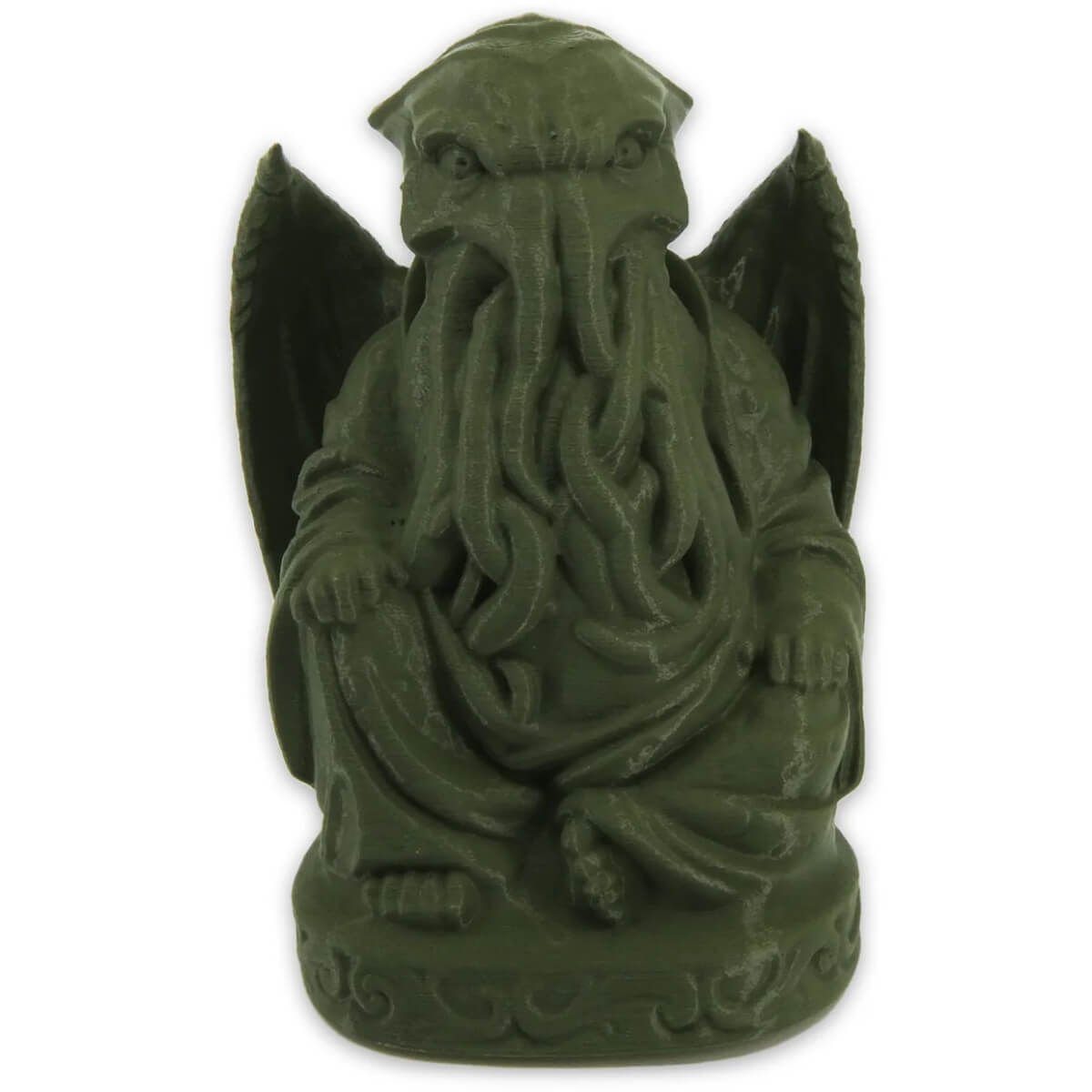 Cthulhu Buddha (Olive Green)