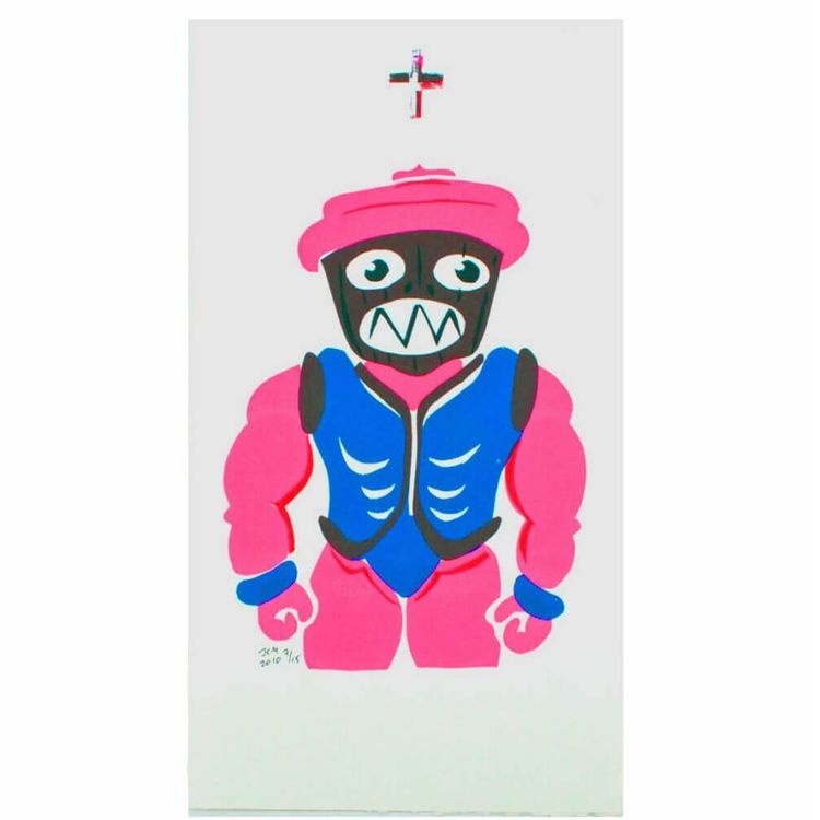 Cupcake Man Print by Rampage Toys (Jon Malmstedt)