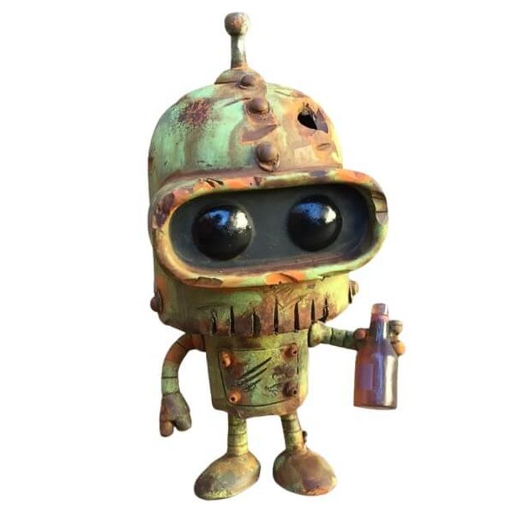 Custom Funko Futurama Green Bender by DrilOne