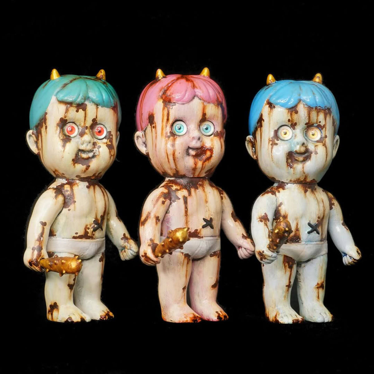 Custom Hapy (Blue Hair)