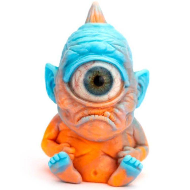 Cyclops – Marble Blue & Orange by Dingy Dave