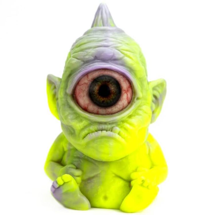 Cyclops – Marble Green & Purple Bloodshot by Dingy Dave