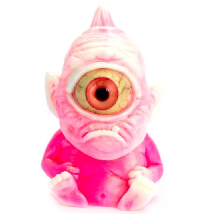 Cyclops – Marble Pink & White by Dingy Dave