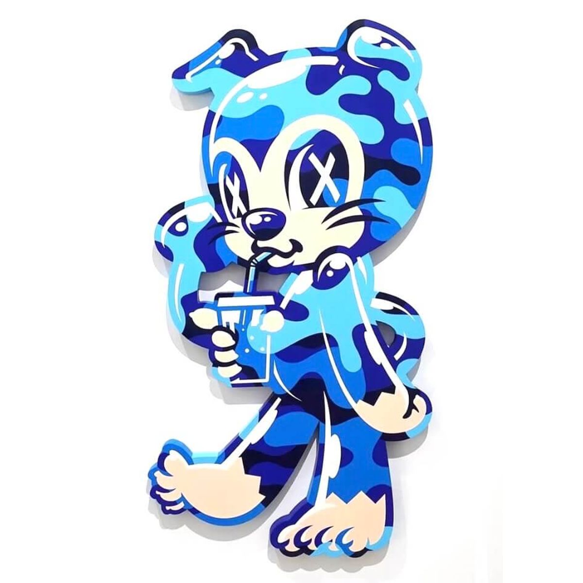 D.O.A.T. Smile, laugh and be happy#6 Blue Camouflage ver.