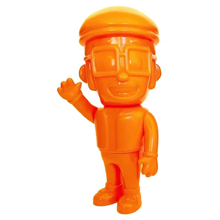 DJ Lance Rock Sofubi Orange by Hyperactive Monkey (Jerome Lu)