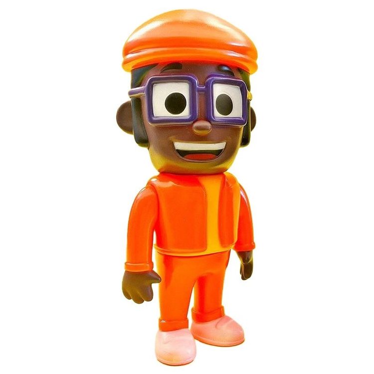 DJ Lance Rock Sofubi Signature Orange by Hyperactive Monkey (Jerome Lu)