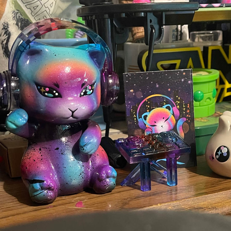 DJ Maneki Neko Night City AP by Fluff Riot (Kristy Kitsune)