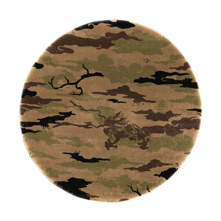 DPM Bonsai Forest Circular Rug Woodland by Maharishi