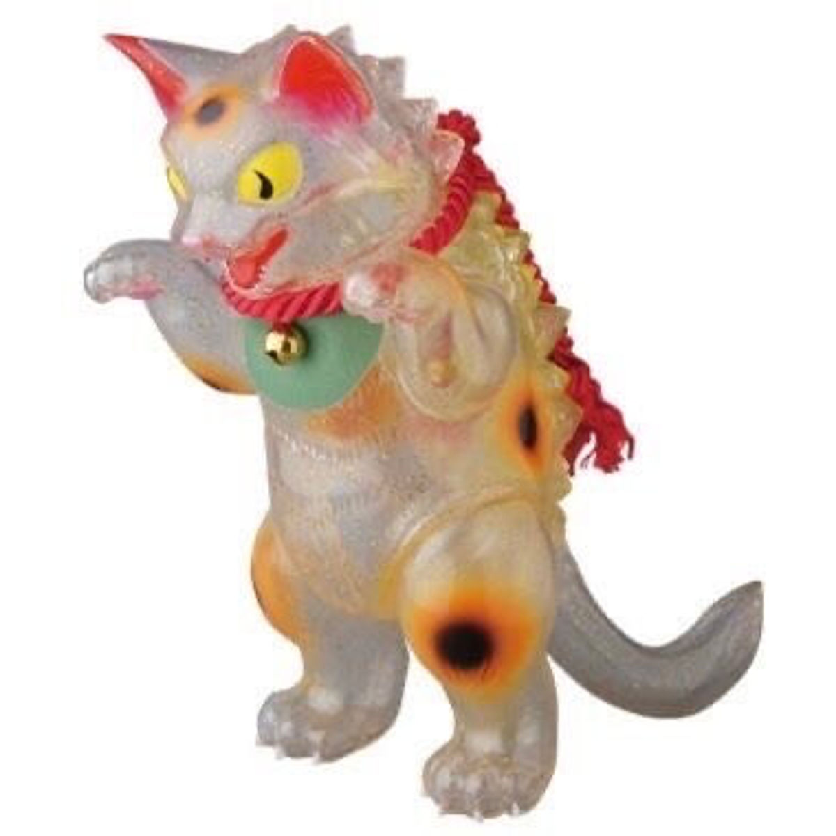 Daioh Negora: Clear Glitter Lucky Cat