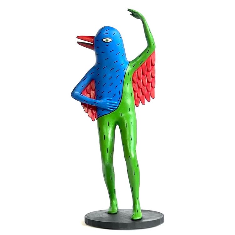Dancing Bird Blue by Toco-Oco (Lara Alcântara & Guilherme Neumann)
