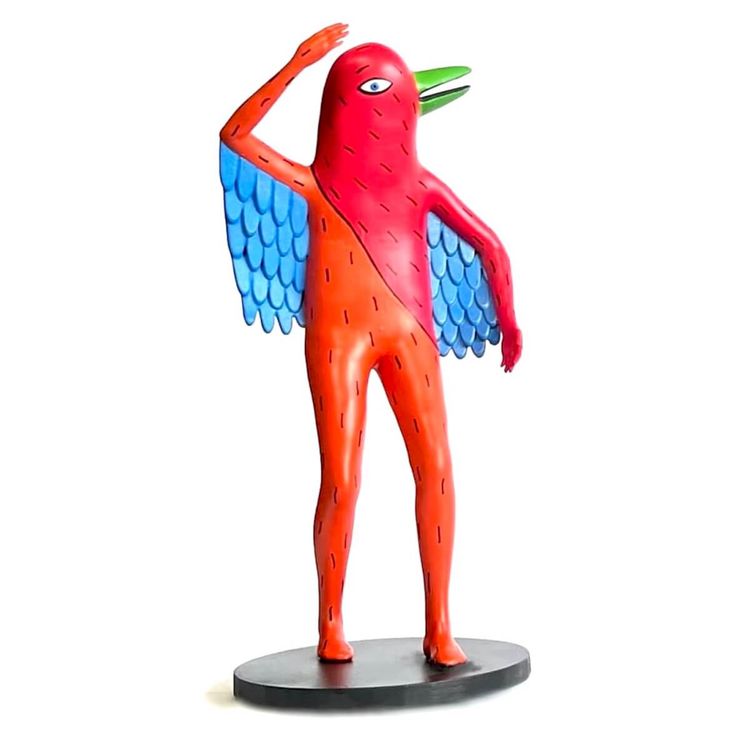 Dancing Bird Pink by Toco-Oco (Lara Alcântara & Guilherme Neumann)