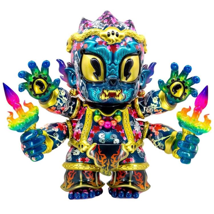 Dancing Skeletons Hanuman by Candie Bolton
