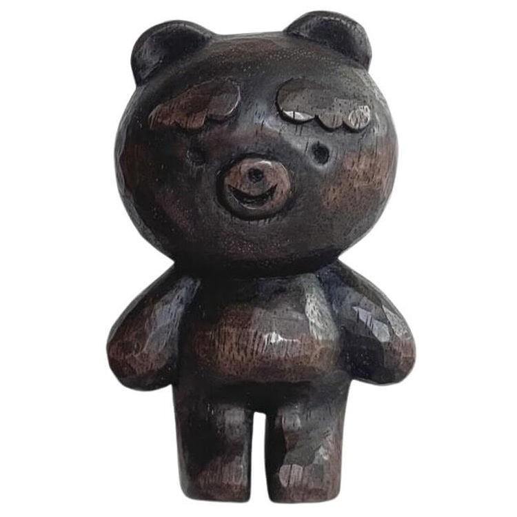 Dark Wood Meneki-neko Sobi Kun by Seo Miji