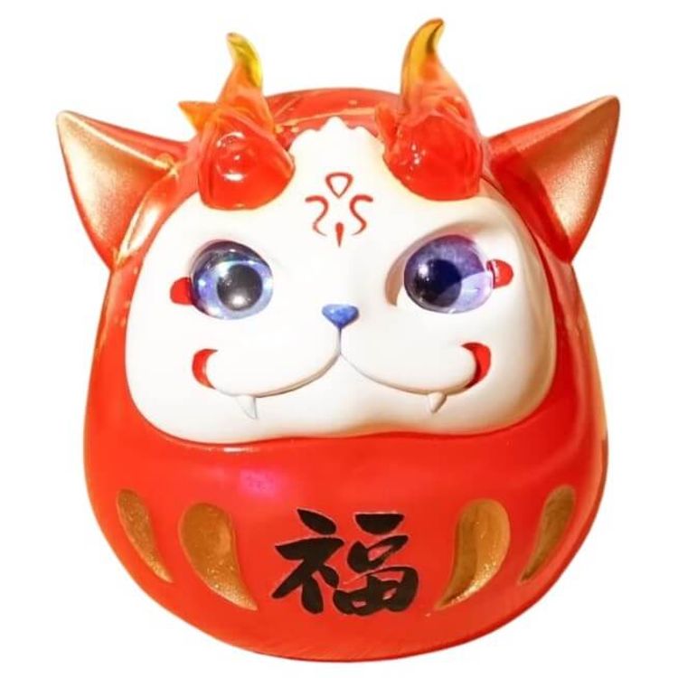 Daruma Ho - Good Fortune (Red) by Yolozuya 