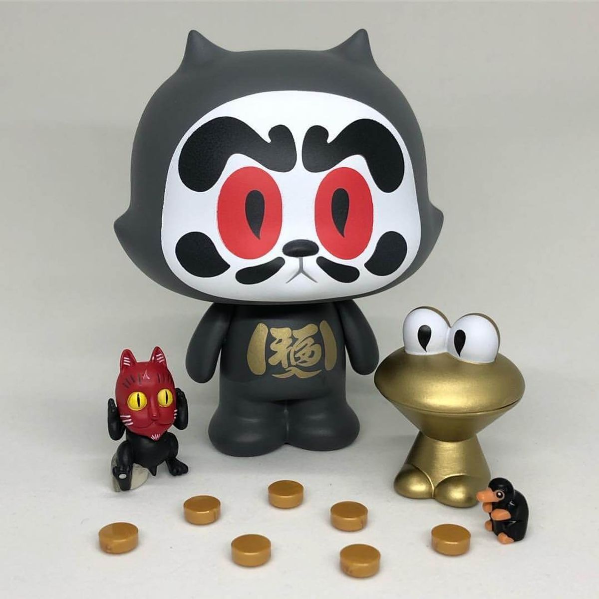 Daruma Neko Sama Black