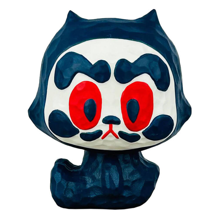 Daruma Nemo Sama Black Sitting by Michael Chuah
