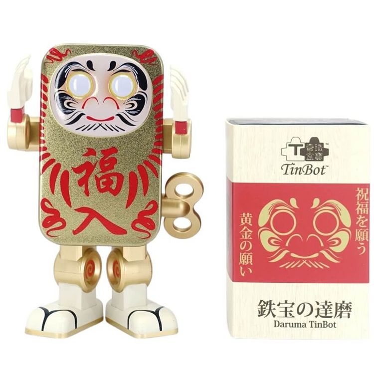 Daruma TinBot (Gold) by TinBot