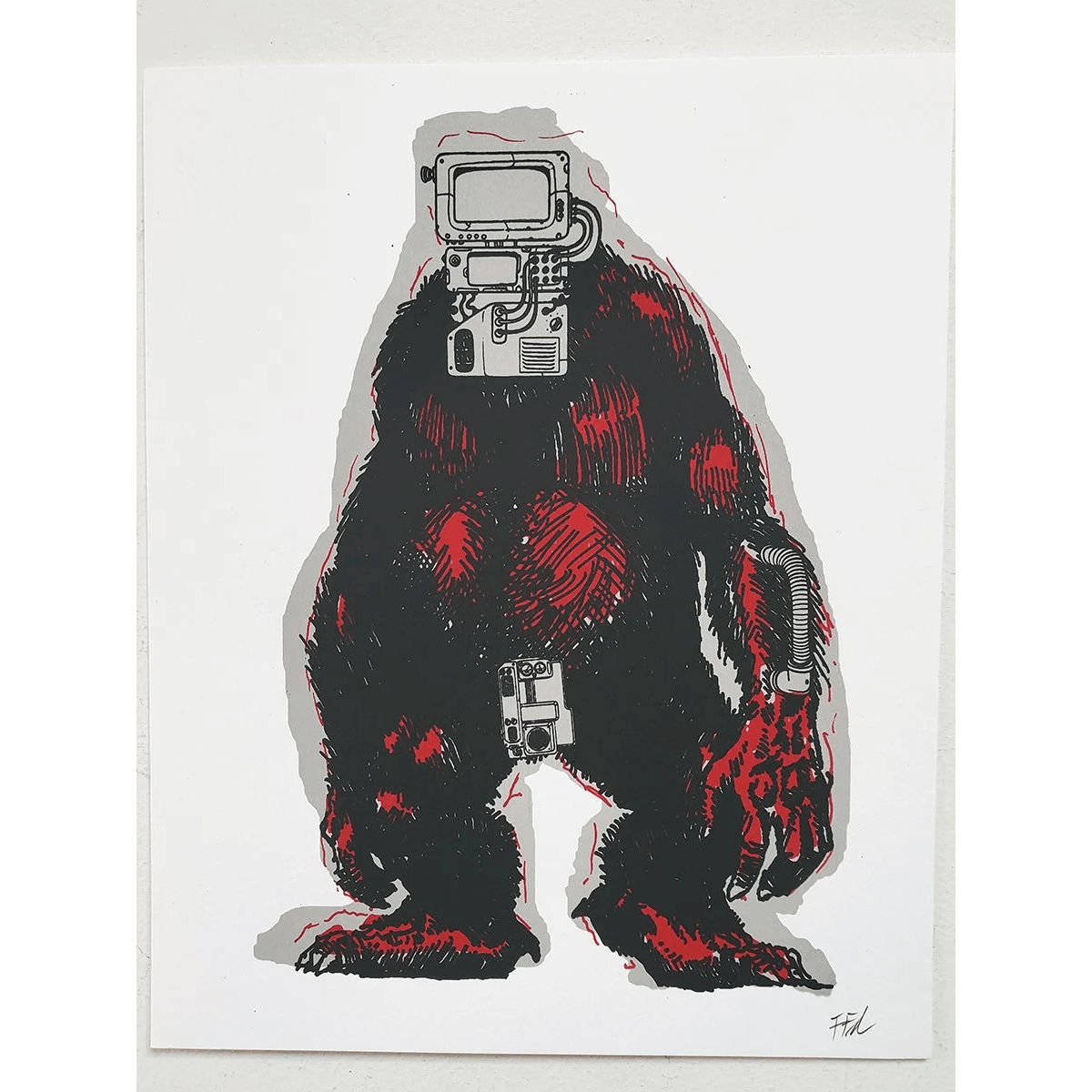 Data Ape 8x10 Print