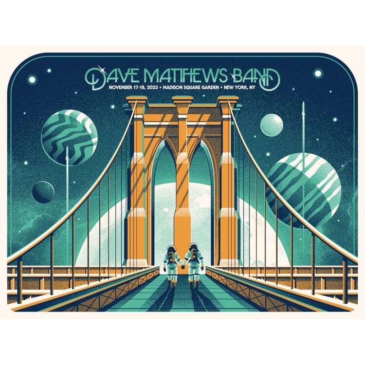 Dave Matthews Band : Madison Square Garden (November 17-18, 2023) by DKNG