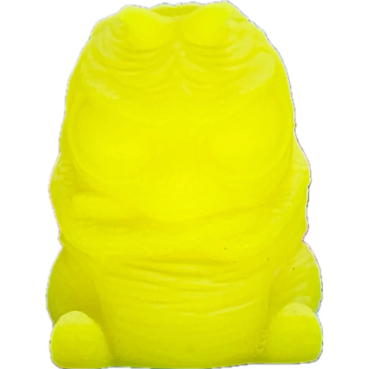 Dayglo UV Yellow to Orange Gus Lanyard Bead