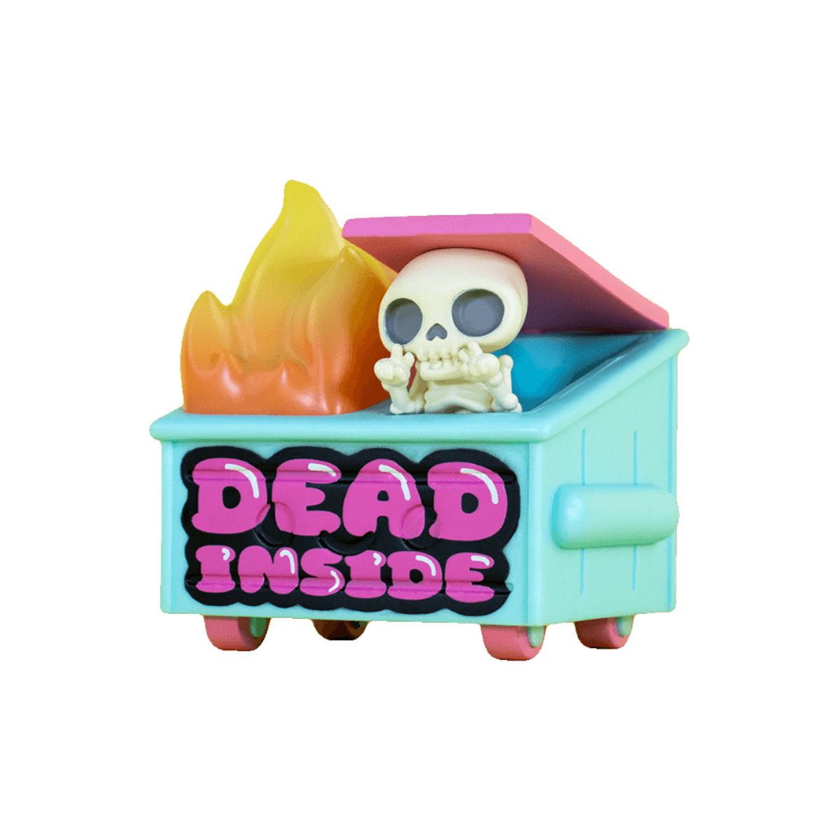 Dead Inside Dumpster Fire