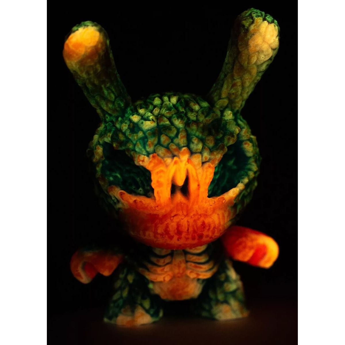 Death Dunny HandEmbellished Toxic