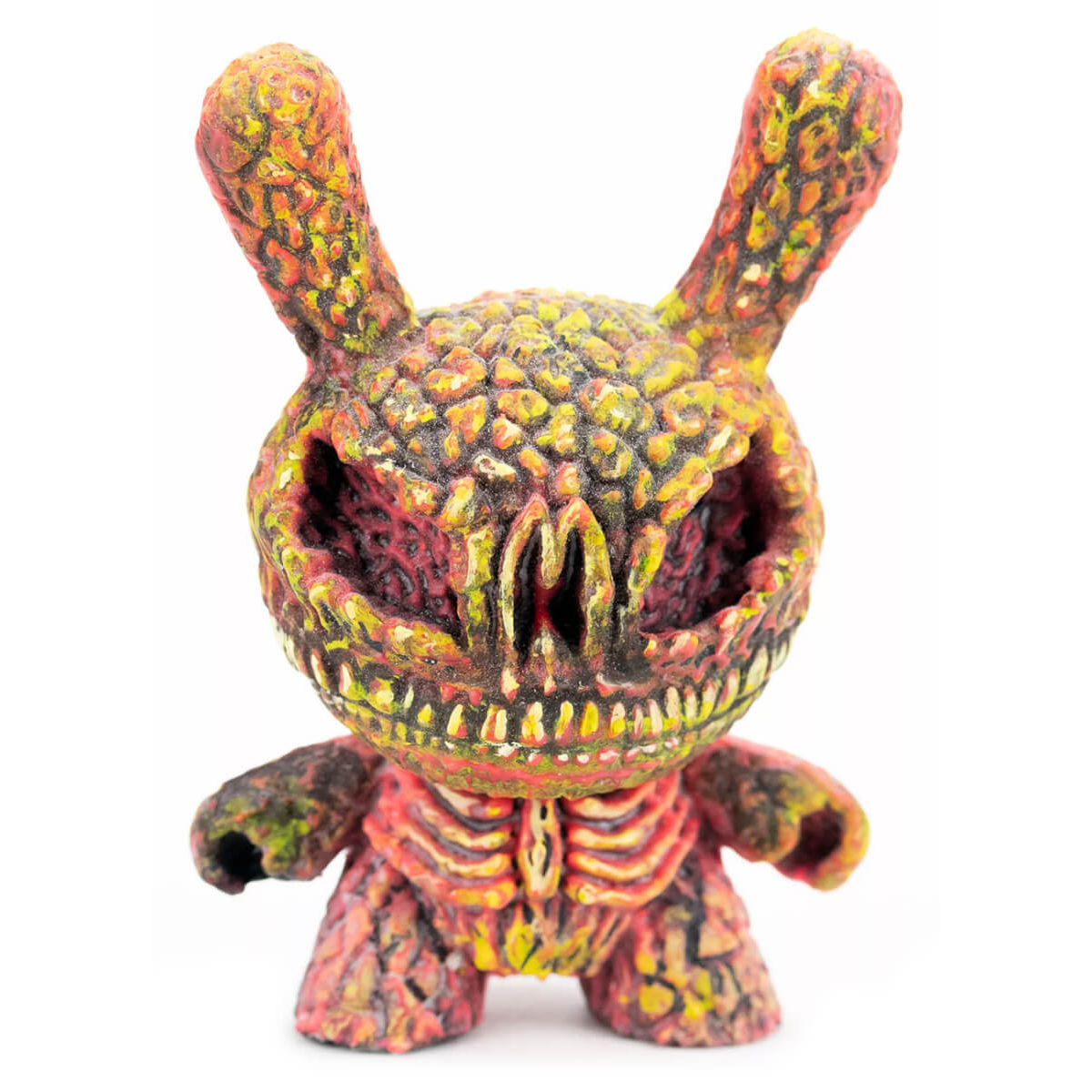Death Dunny Hand Embellished Yellow