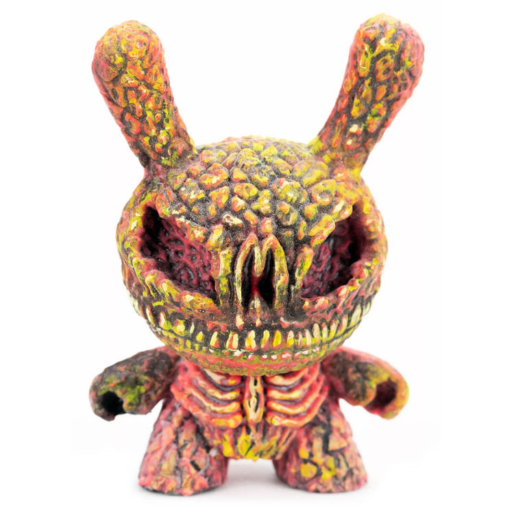 Death Dunny Hand Embellished Yellow by American Gross (Josh Kimberg)