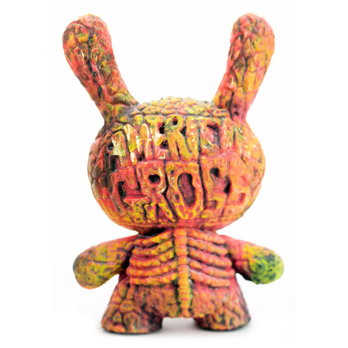 Death Dunny Hand Embellished Yellow
