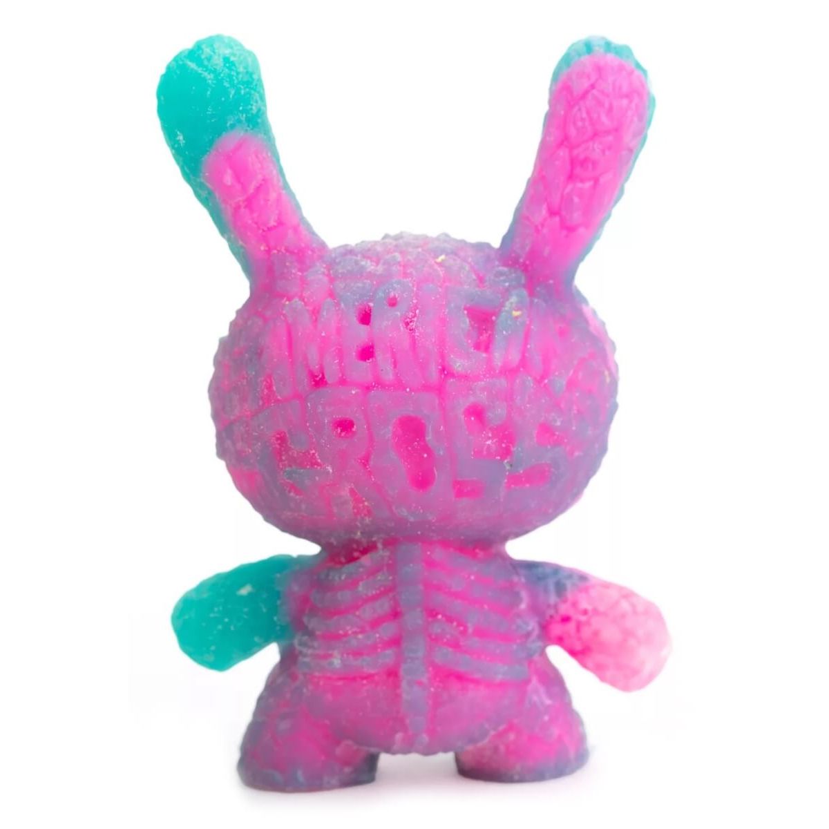 Death Dunny Teal Pink